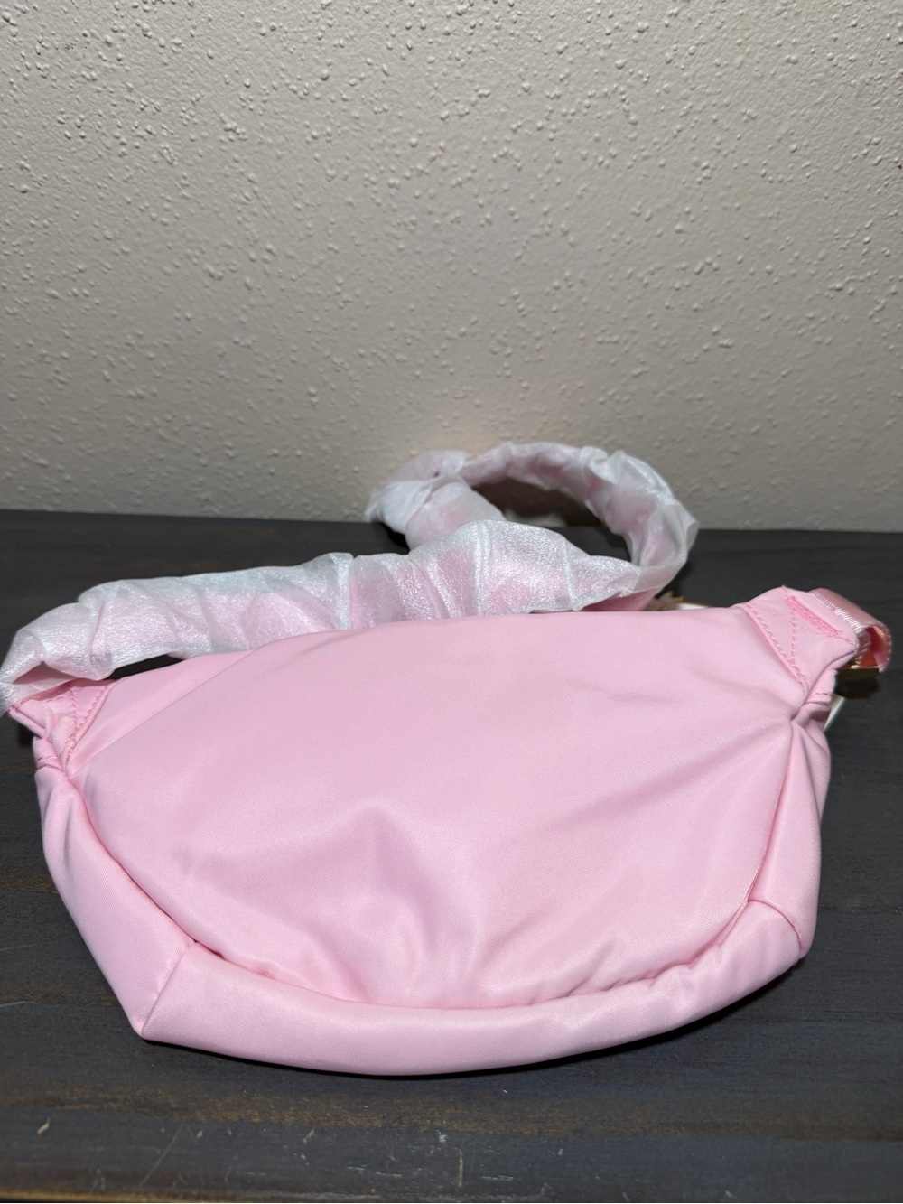 Stoney Clover Lane Pink Embroidered 'It's a Small World' Belt Bag NWT - Picture 4 of 6